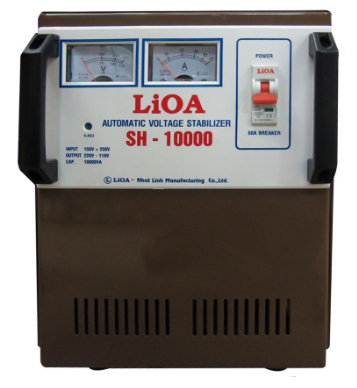 Ổn áp 1 Pha 10000VA LIOA SH-10000 (150-250V)