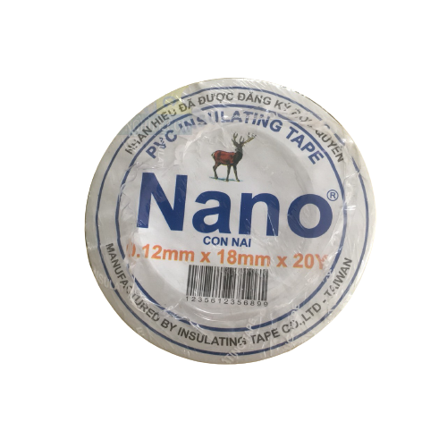Băng keo điện nano vtape, màu đen 20 yard