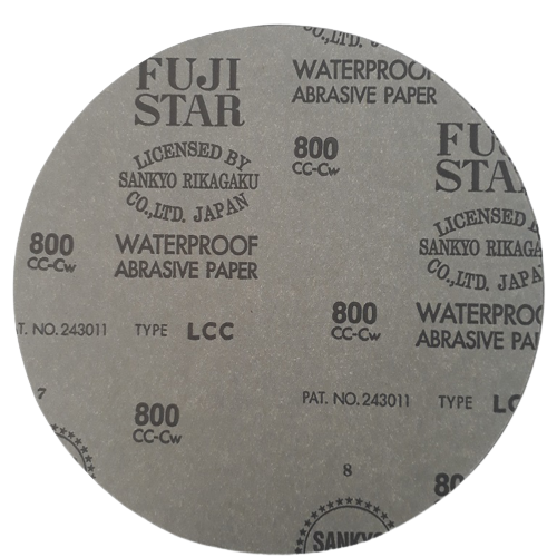 Giấy nhám tờ FUJISTAR, loại tròn 10 inch(250mm), độ mịn P800