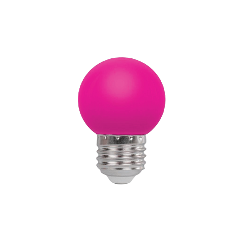 Đèn led buld 1.5w mpe lbd-3pk màu hồng