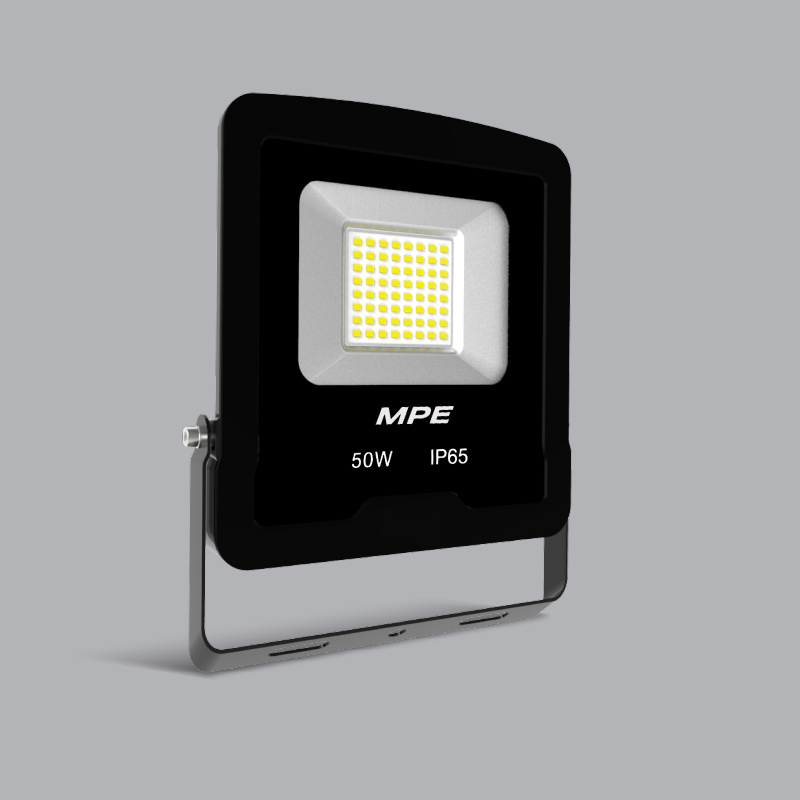 Đèn led pha 150W MPE FLD5-150V, ánh sáng vàng, kích thước (WxHxL): 420mm x 333mm x 51mm
