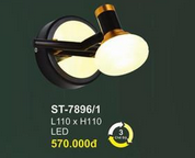 Đèn led soi gương rọi tranh Andora ST-7896/1, loại bóng E27x1 bóng (không kèm bóng), kích thước L110xH110mm