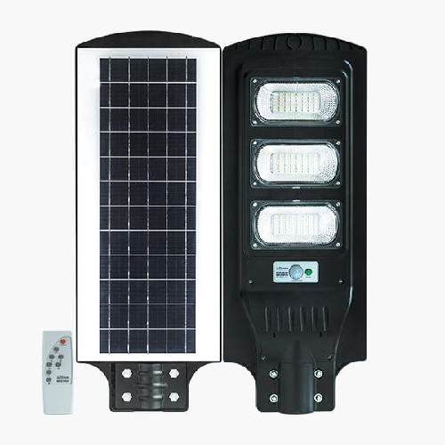 Đèn đường liền thể năng lượng mặt trời Max Eco Friendly 90W TLC-DMF-90W, ánh sáng trắng