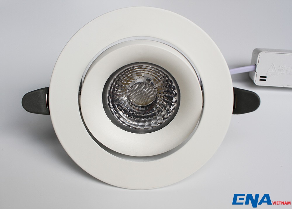 Đèn LED âm trần chỉnh hướng ENA 5W mẫu DCE