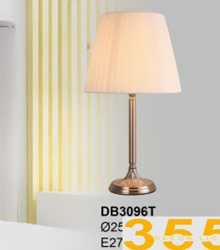 Đèn để bàn 355Decor DB3096T, loại bóng E227x1 bóng (không kèm bóng), kích thước Ø250*H450mm