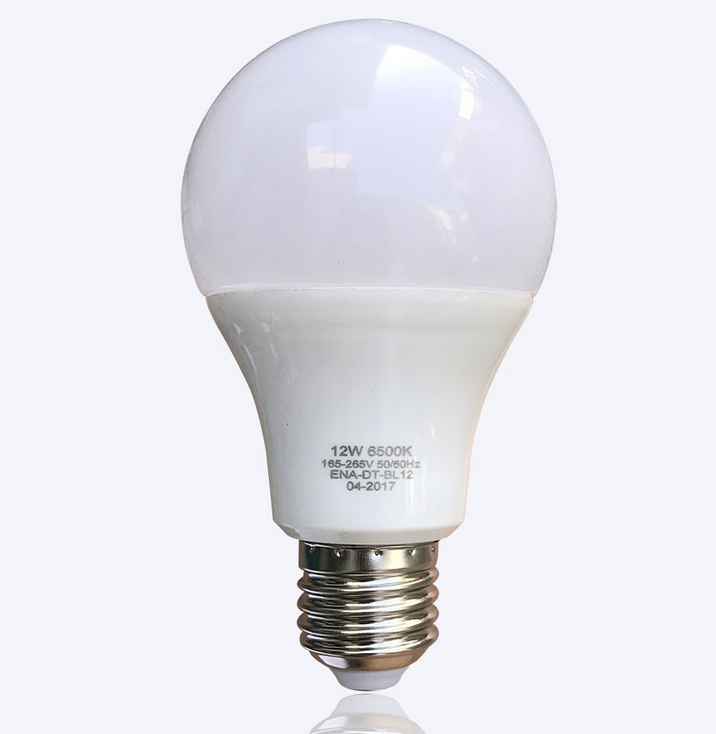 Đèn led bulb ENA-BTA12-070/SET 12w, ánh sáng trắng 6500k