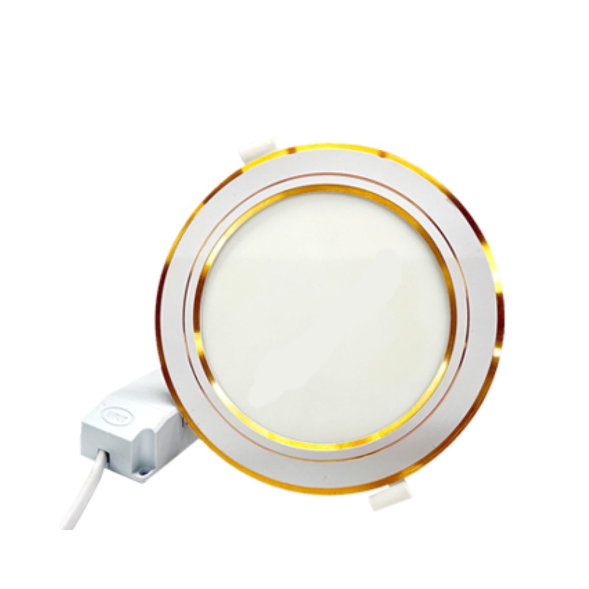 Đèn Downlight 3s seri viền vàng 9W vàng Nanoco NDL093G90