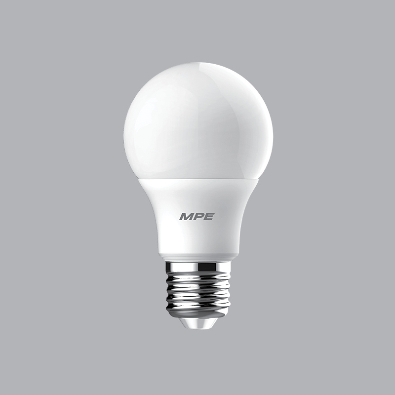 Đèn led Bulb chống ẩm 5W MPE, 55X96 mm - LBD3-5V ánh sáng vàng