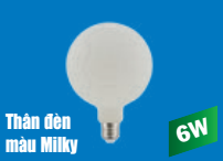 Đèn led Bulb Filament Foootball 6W MPE, 125x173mm - FLM-8/FB ánh sáng trắng
