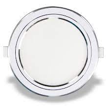 Đèn LED downlight âm trần viền bạc 12W ánh sáng vàng Nanoco NSD123S135