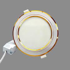 Đèn LED downlight âm trần viền vàng 7W ánh sáng trung tính Nanoco NSD074G90