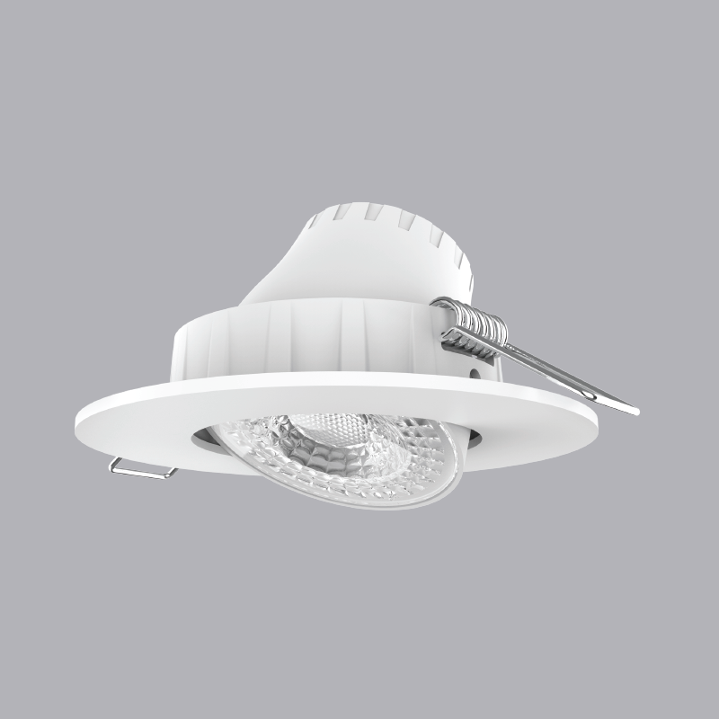 Đèn Led downlight điều chỉnh góc chiếu mặt tròn MPE 5W, 90x40mm - DLA2R-5V ánh sáng vàng