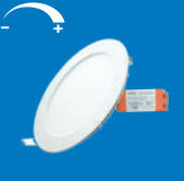 Đèn Led âm trần điều chỉnh độ sáng tối 15W MPE RPL-15V/DIM, ánh sáng vàng, KT Þ190x25 mm, đục lỗ Þ180 mm