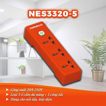 Ổ Cắm Có Dây Nanoco NES3320-5