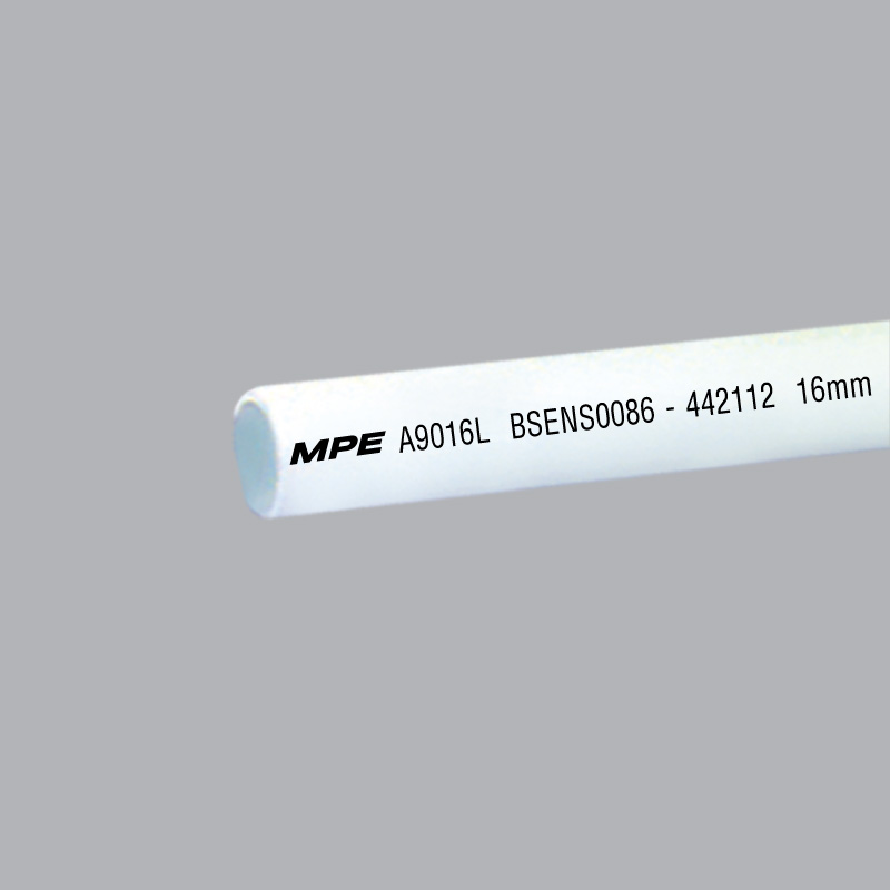 Ống cứng luồn dây điện Ø 16 MPE A9016L, chiều dài 2920mm, lực nén 320N