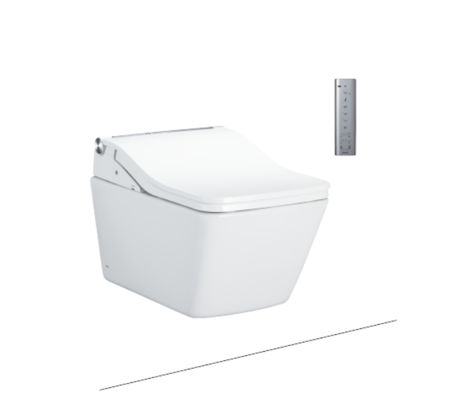 Bàn cầu treo tường Toto CW522EA/TCF803CZ/WH172AT, kèm nắp rửa điện tử WASHLET dòng SW