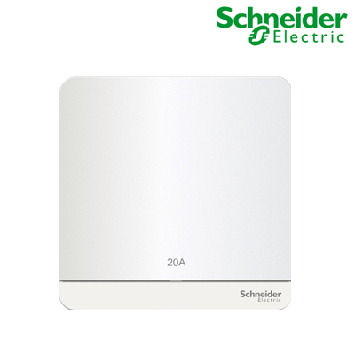 Bộ công tắc đơn 2 cực 20A Schneider E8331D20N_WE_G19, màu trắng