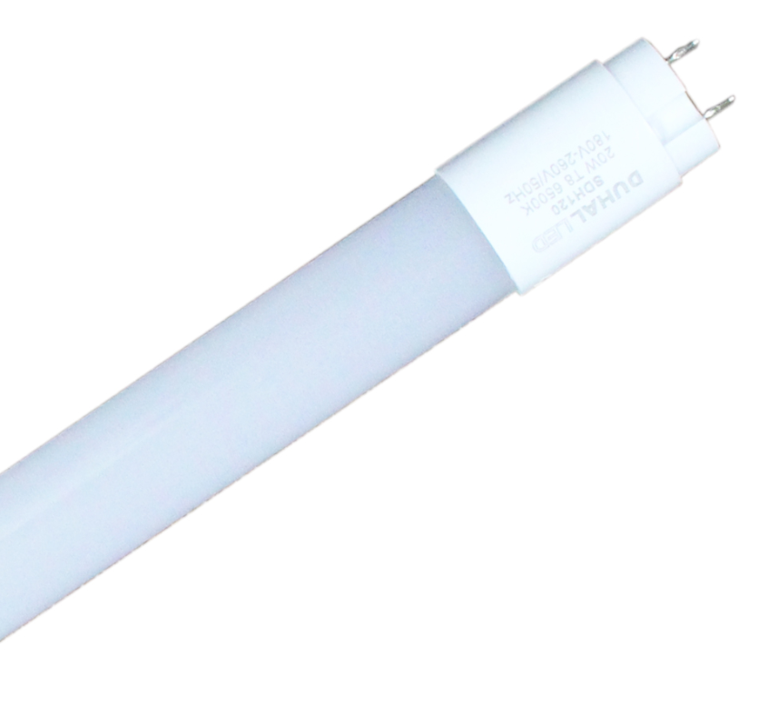 Bóng led tube thủy tinh T8 20W 1m2 Duhal KDH1203, ánh sáng trắng 6500k