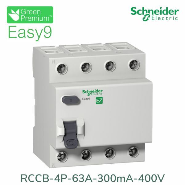 Cầu dao chống rò RCCB Easy9 4P 300mA 40A Schneider EZ9R66440