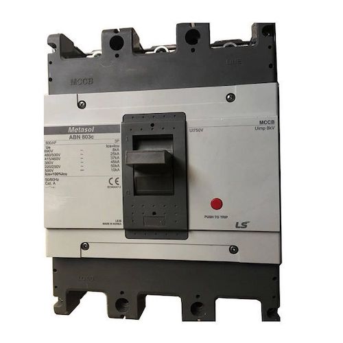 Cầu dao điện MCCB 500A 45KA, LS ABN803c, loại khối 3 Pha