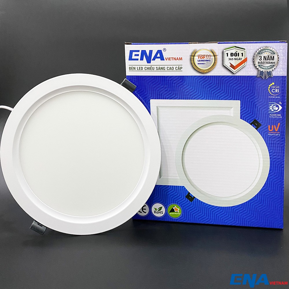 Đèn led âm trần cao cấp 6W Ø110 AF series ENA ATF06-120/SE3, 3 màu ánh sáng