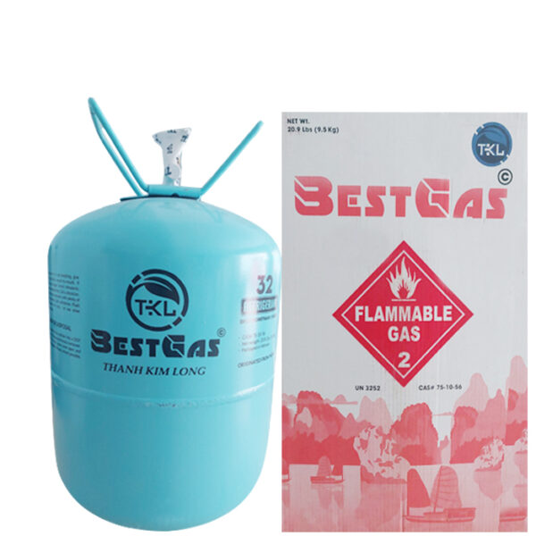 Gas lạnh R32 (Ấn độ) 3kg/bình Bestgas