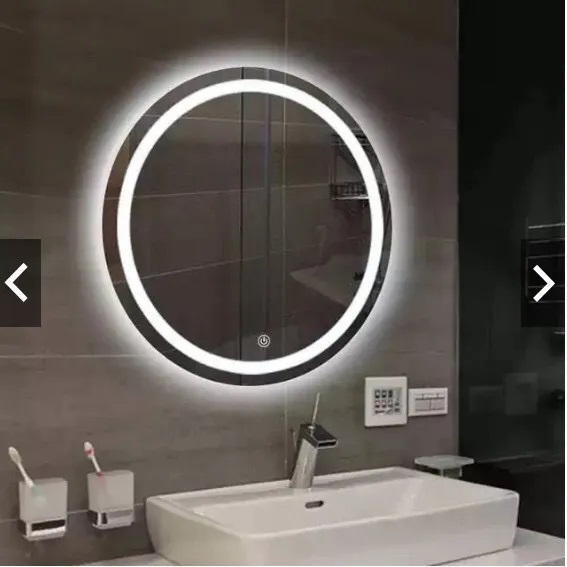 Gương điện tròn, kích thước 60x60cm, Bỉ 5 ly