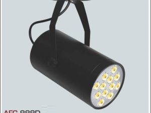Đèn led chiếu điểm Anfaco AFC-888-7W-ĐR, ánh sáng trung tính, vỏ đen