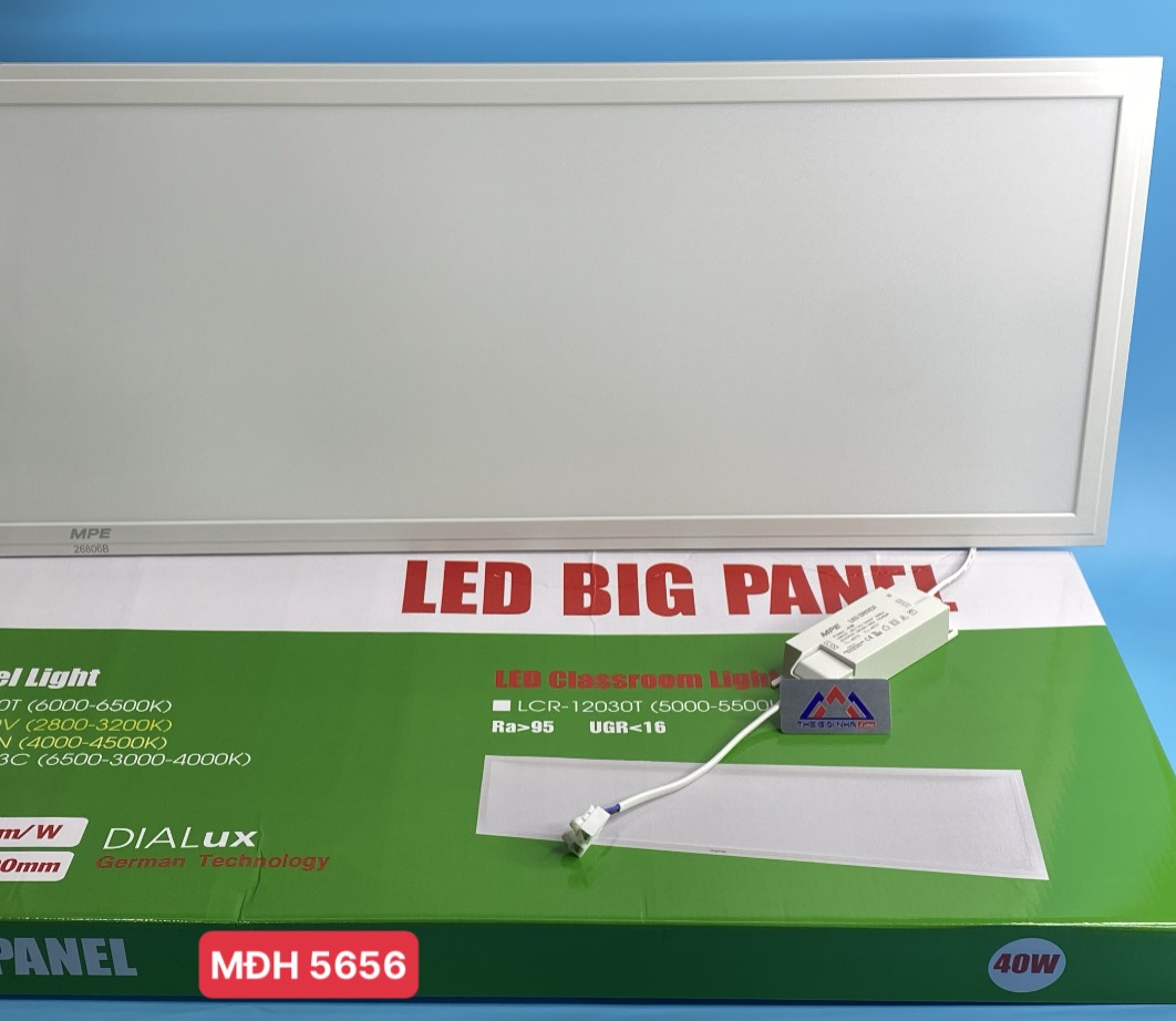 Đèn LED tấm lớn MPE 40W FPD-12030T ánh sáng trắng