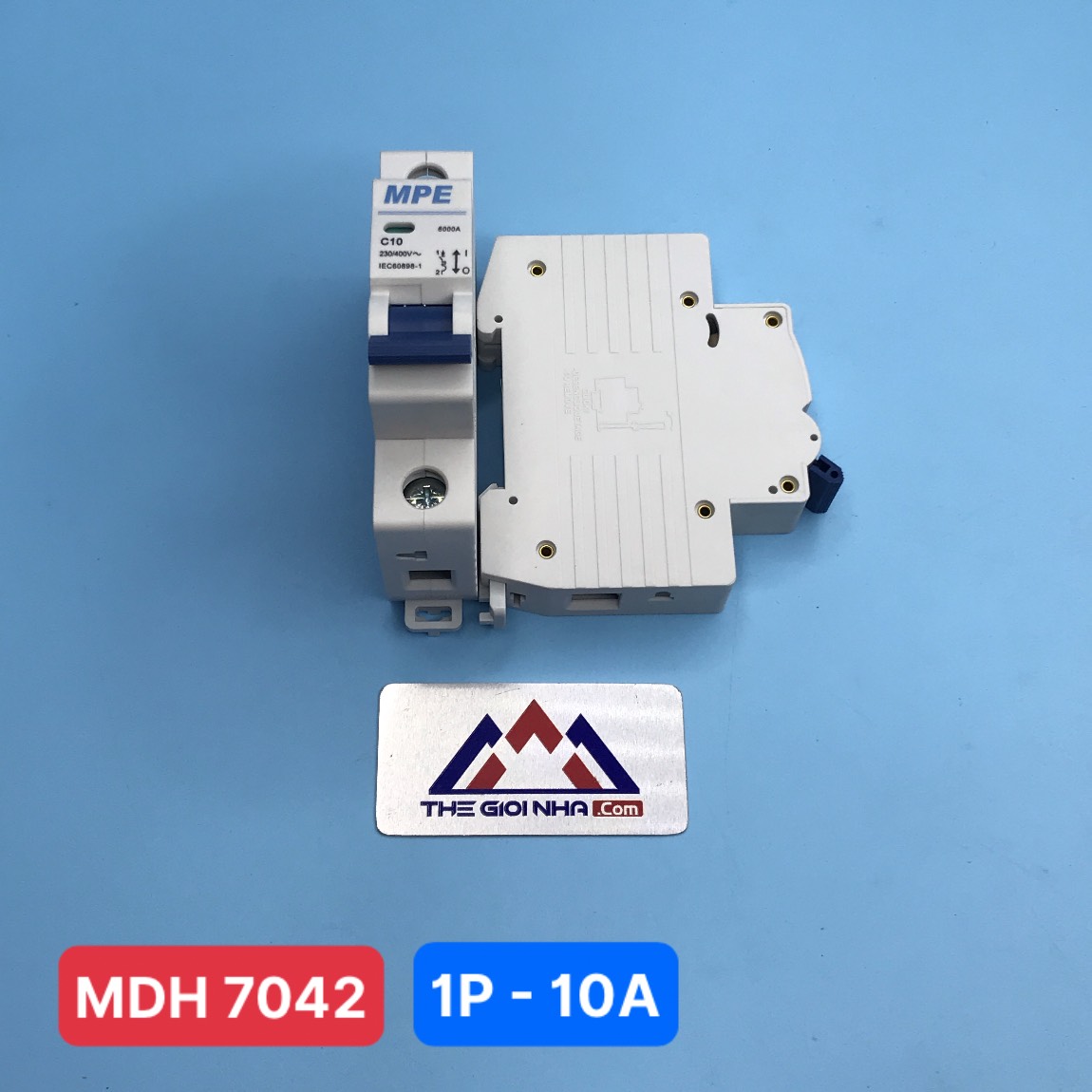 Cầu dao tự động MPE - số cực 1P, dòng định mức In 10A, Icu 6kA - MP6-C110