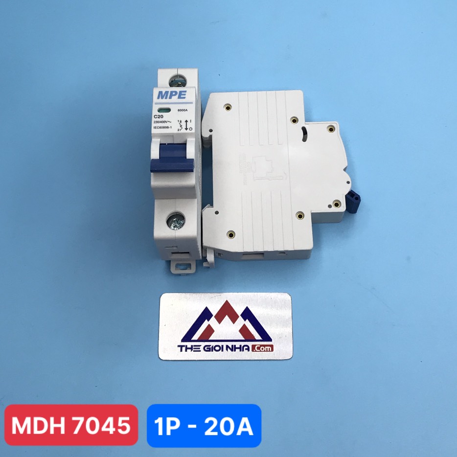 Cầu dao tự động MPE - số cực 1P, dòng định mức In 20A, Icu 6kA - MP6-C120