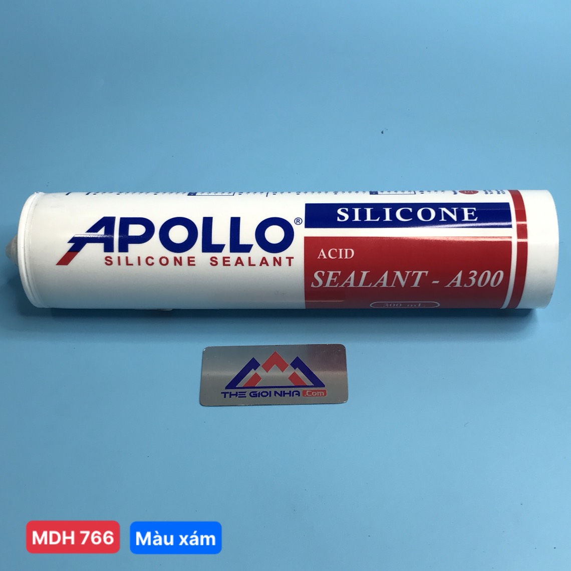Keo silicone Apollo A300 300ml màu xám