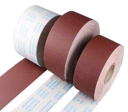 Nhám vải cuộn Giấy ráp, giấy nhám cuộn 5m/cuộn bản rộng 10cm độ mịn 150