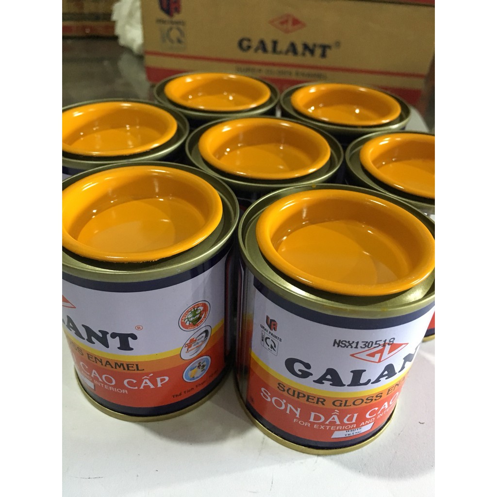 Sơn dầu cao cấp Galant màu vàng loại 1kg/ 800ml