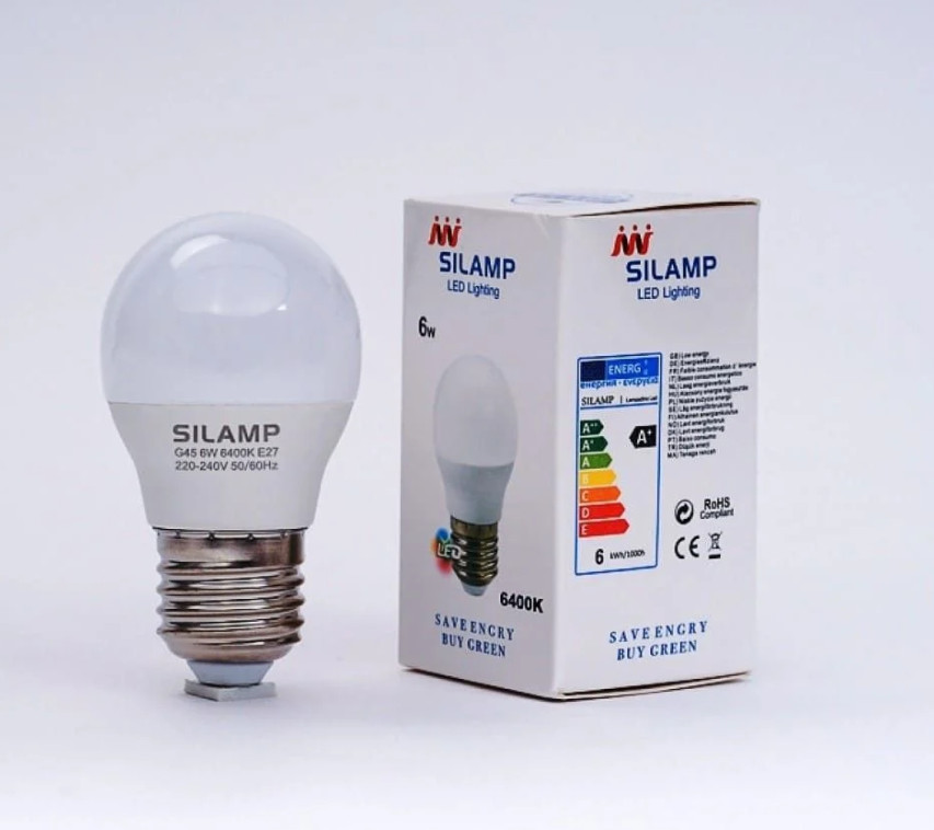 Bóng đèn led Silamp G45 5W E27 3000k