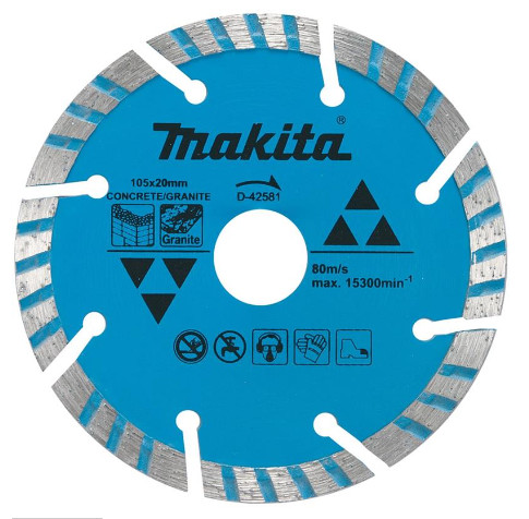 Đĩa cắt kim cương Makita D-42581 105x20mm