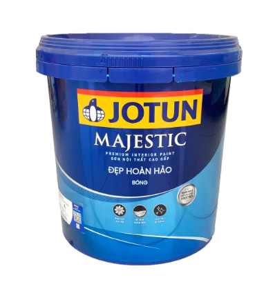 Sơn nội thất Jotun Majestic đẹp hoàn hảo bóng (mới) 1238 màu vàng nhạt mờ 15l/ thùng