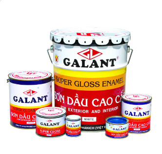 Sơn dầu galant màu Đỏ RED 800ml