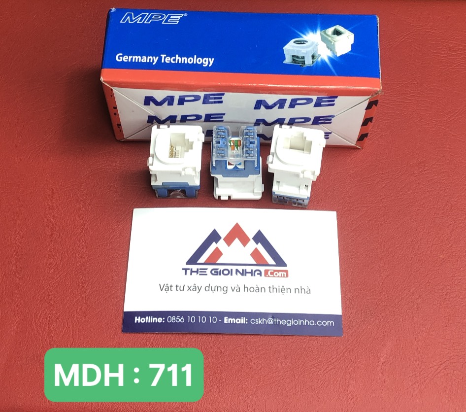 Ô cắm mạng lan 8 dây MPE A30RJ88