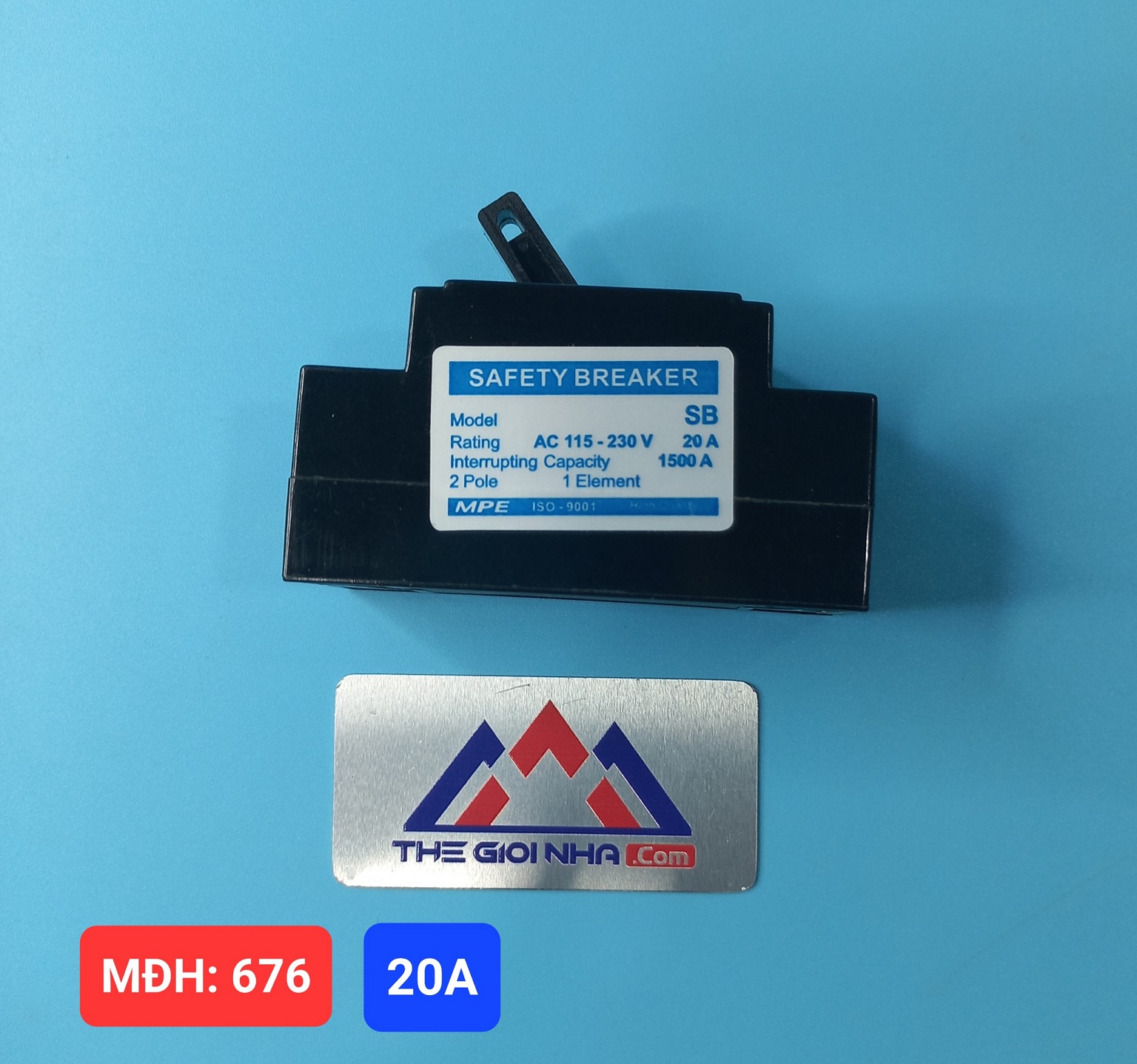 Cầu dao an toàn MPE 20A - SB-20