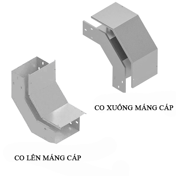 Co lên máng cáp sơn tĩnh điện 100×50, 1,2ly bao gồm nắp