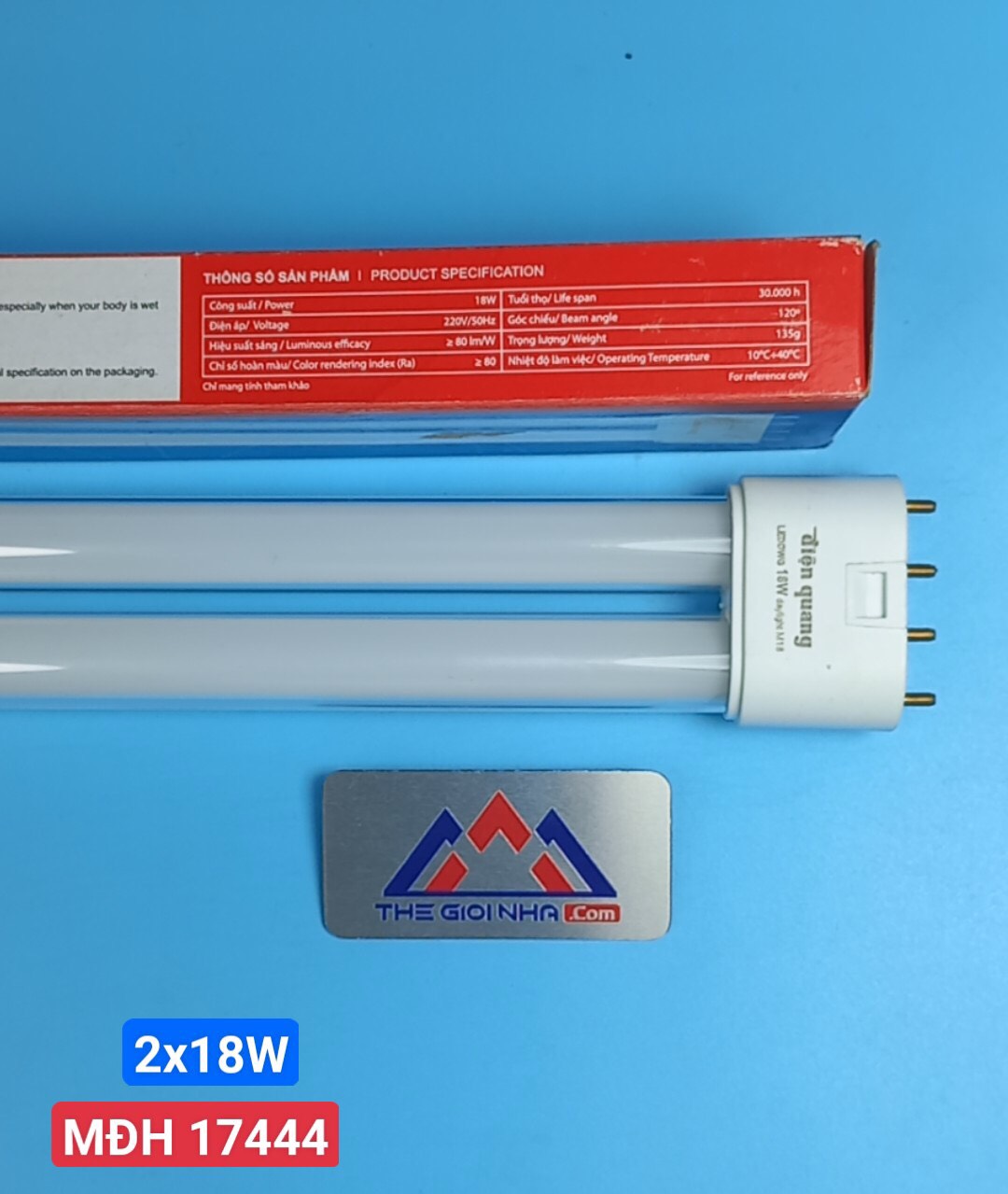 Bóng đèn Led DW 2x18W DienQuang