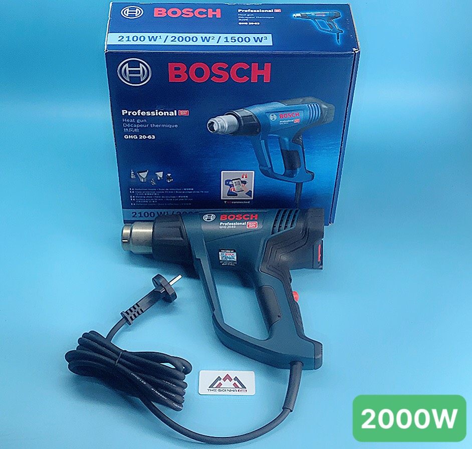 Máy thổi hơi nóng BOSCH GHG 20-63, 2000W